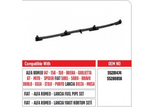 55201474 55269856 Fiat - Alfa Romeo Enjektör Geri Dönüş Yakıt Hortum Seti